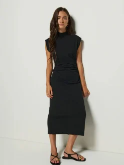 Marceline Midi Dress ~ Jet Black