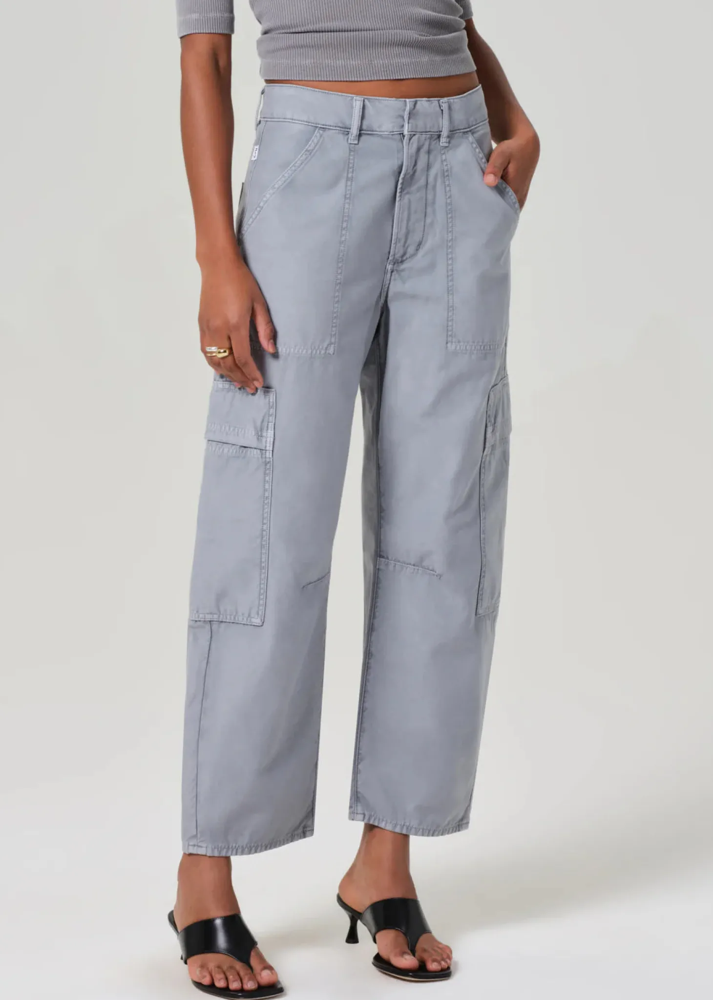 Marcelle Low Slung Easy Cargo ~ Hematite