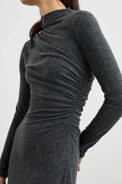 Margaret Dress ~Charcoal