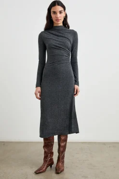 Margaret Dress ~Charcoal