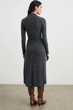 Margaret Dress ~Charcoal