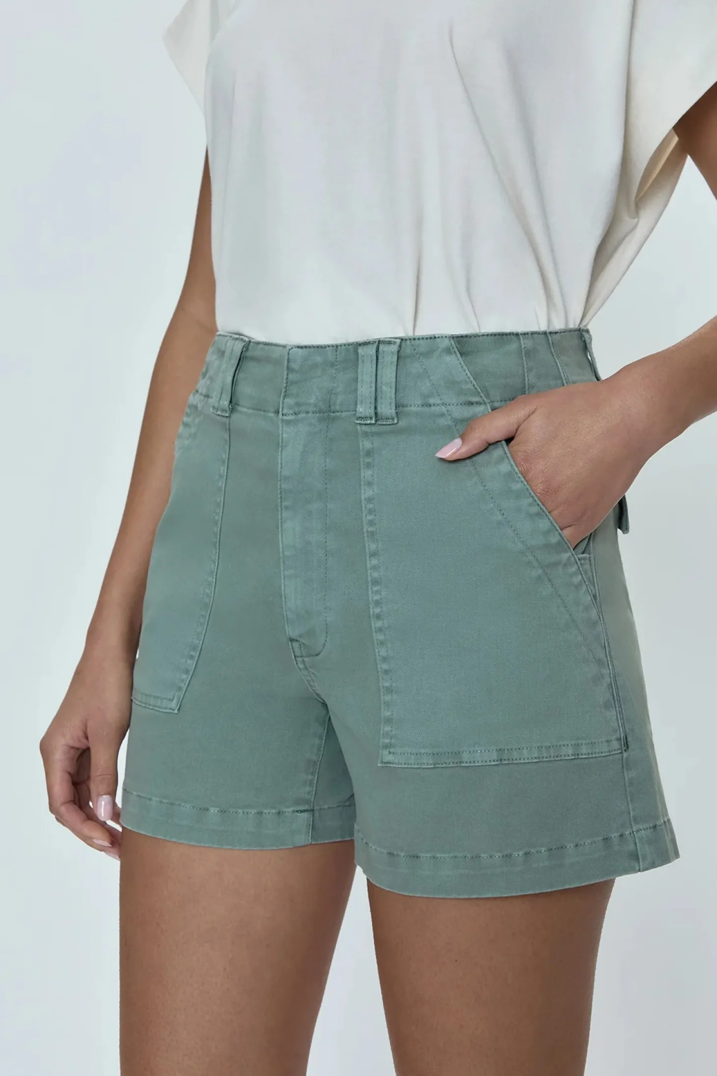 Marissa High Rise Utility Short ~ Bluff