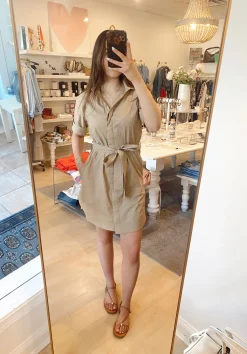 Marlee Dress~ Khaki