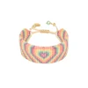 Medium Psicodelic Heart Bracelet