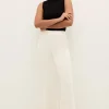 Mia Crop Pant~ Bone