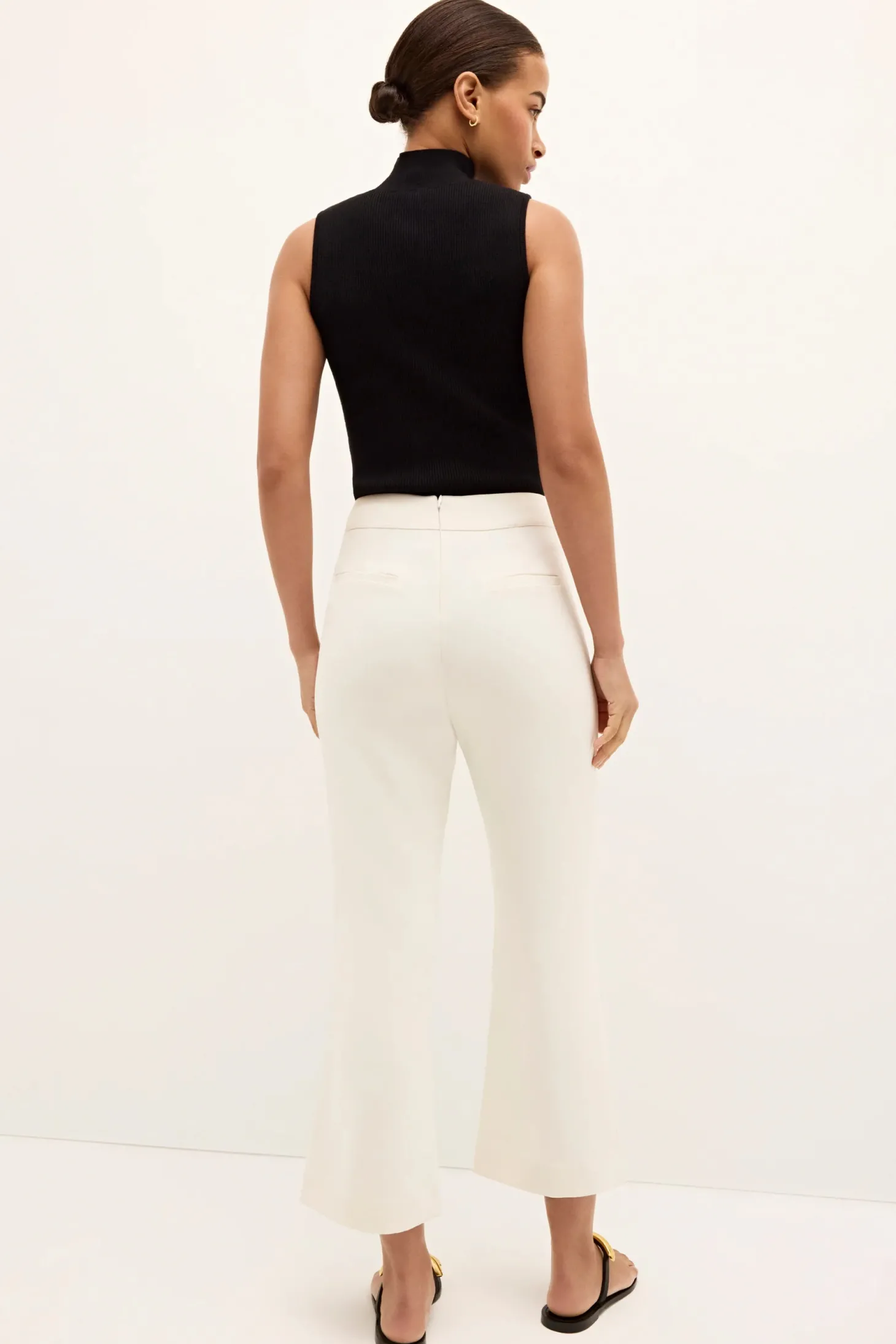 Mia Crop Pant~ Bone