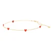 Mini Heartsy Necklace ~ Red