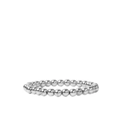 6 mm Beaded Brass Ball Bracelet