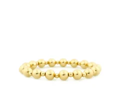 8mm Multi Sized Ball Bracelet ~ Gold