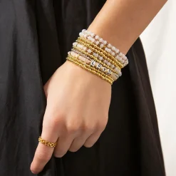 3mm/4mm Brass Ball Bracelet