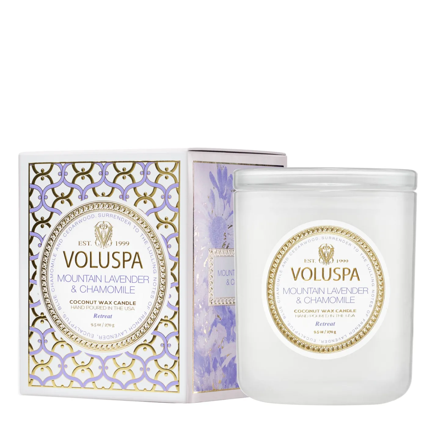 Mountain Lavender & Chamomile Candle ~ 9.5oz