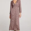 Multi Floral Garden Midi Dress