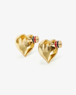 Mylar Heart Earrings