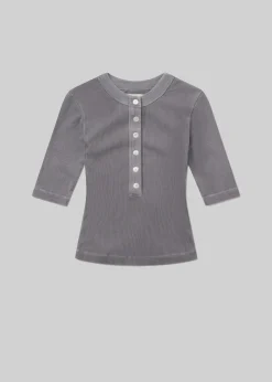 Nali Short Sleeve Henley ~ Balboa