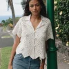 Nan Top ~ Diamond Crochet