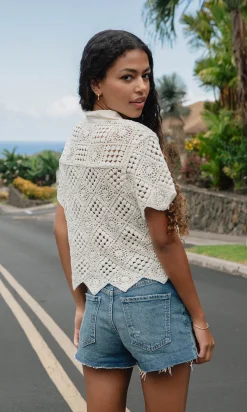 Nan Top ~ Diamond Crochet