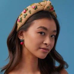 Natural Crystal Radish Knotted Headband