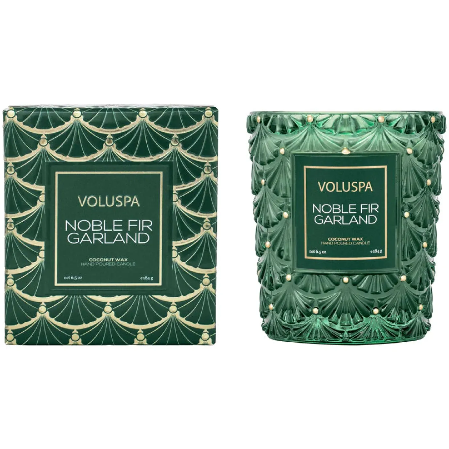 Noble Fir Garland Classic Candle