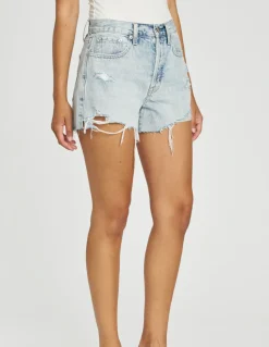 Nova Relaxed High Rise Cut Off- Moonlight