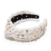 Nutcracker Embellished Knotted Headband ~ Ivory