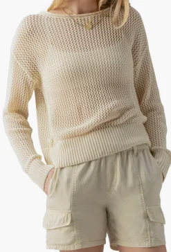 Open Knit Sweater ~ Muslin