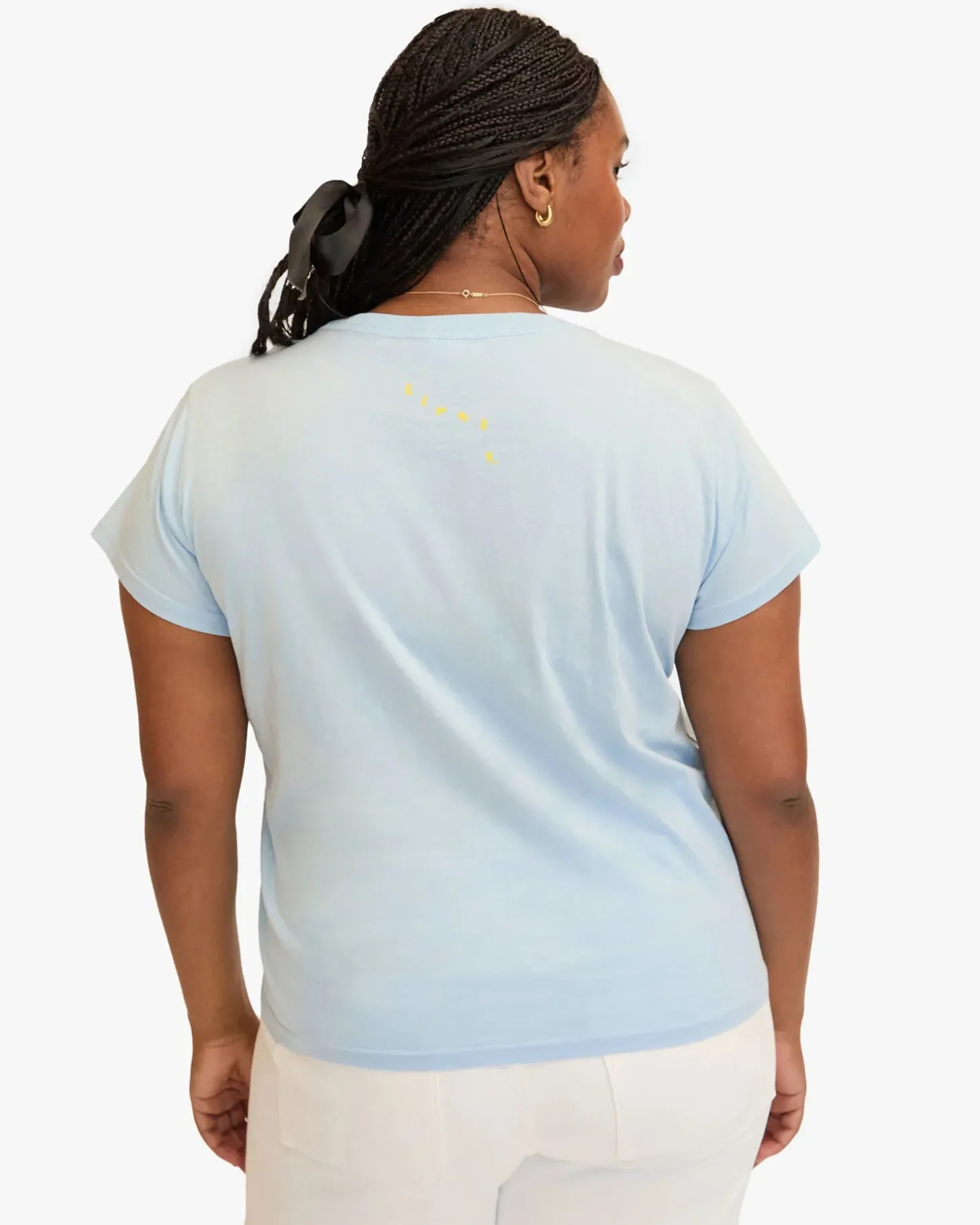 Oui Classic Tee ~ Light Blue
