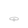 Pave Clover Stretch Ring