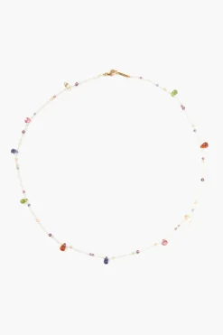 Pearl and Gemstone Necklace ~ Multi