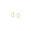 3/4" Pearl Hoop ~ Gold Plated