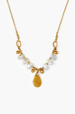 Pearl Tear Drop Pendent Necklace