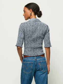 Peggy Smocked Top ~ Picnic Check