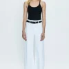 Penny Crop High Rise Wide Leg - Blizzard