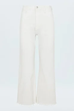 Penny Crop High Rise Wide Leg - Blizzard