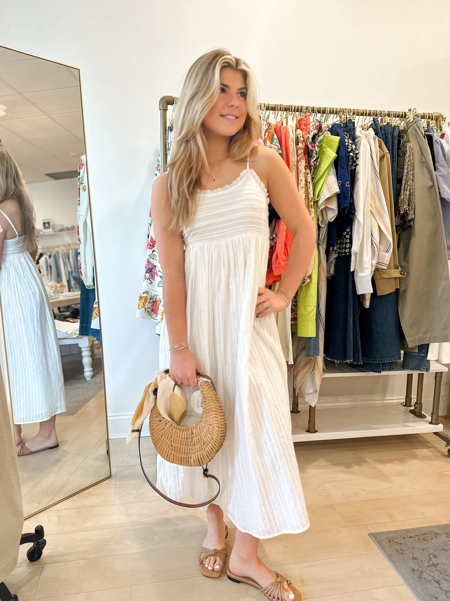 Pensee Dress ~ White
