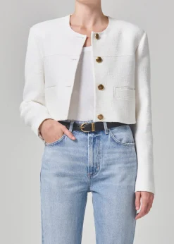 Pia Cropped Jacket ~ Naturaline