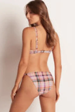 Picnic Check Ruched Band Pant