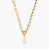Pippa Chocker Necklace ~ White Pearl