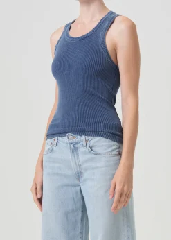 Poppy Tank ~ Indigo