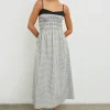 Primrose Dress ~ Ivory Jet Gingham