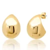 Puffy Teardrop Earrings
