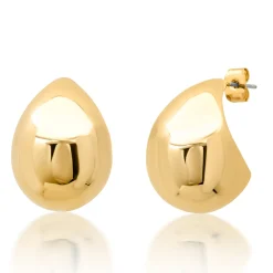 Puffy Teardrop Earrings