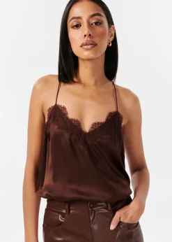 Racer Charmeuse Camisole