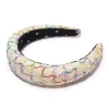 Rafia Alice Headband ~ Mermaid Rainbow
