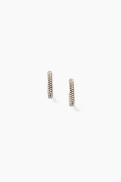 Rhodes Hoop Earring Yellow Gold