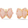 Rose Quartz Butterfly Studs