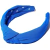 Royal Blue Neoprene Knotted Headband