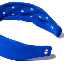 Royal Blue Neoprene Knotted Headband