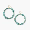 Seychelles Hoops ~ Turquoise