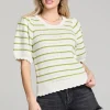 Short Sleeve Sweater ~ Fern