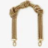 Shortie Strap Knotted Chain ~ Vintage Gold